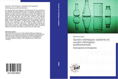 Savoirs chimiques scolaires et savoirs chimiques professionnels