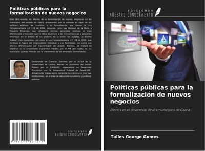 Políticas públicas para la formalización de nuevos negocios