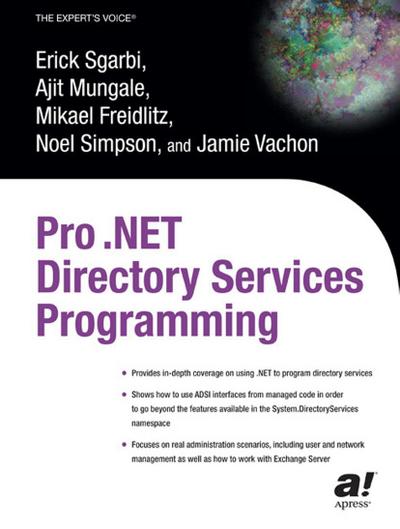 Pro .Net Directory Services Programming
