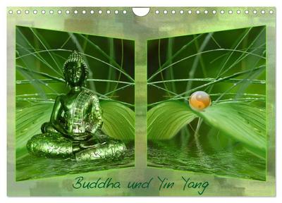 Buddha und Yin Yang (Wandkalender 2026 DIN A4 quer), CALVENDO Monatskalender