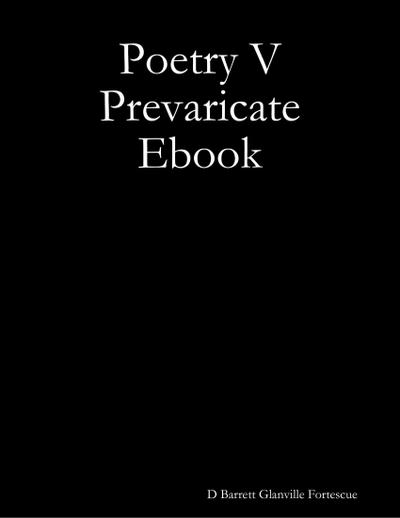 Poetry V Prevaricate Ebook
