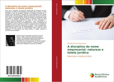 A disciplina do nome empresarial: natureza e tutela jurídica