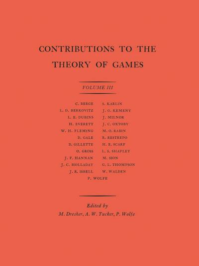 Contributions to the Theory of Games (AM-39), Volume III