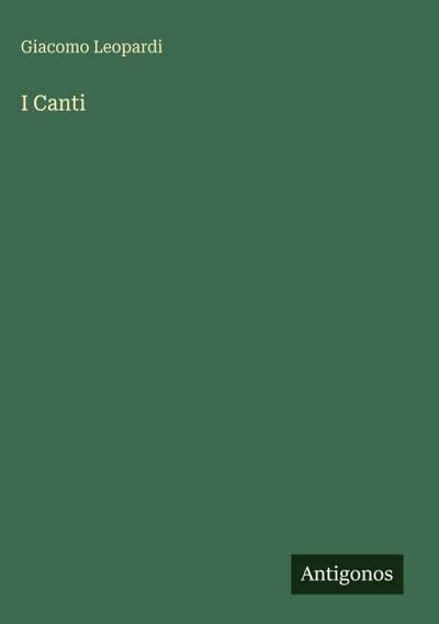 I Canti