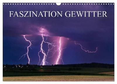 Faszination Gewitter (Wandkalender 2027 DIN A3 quer), CALVENDO Monatskalender