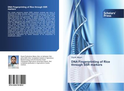 DNA Fingerprinting of Rice through SSR markers