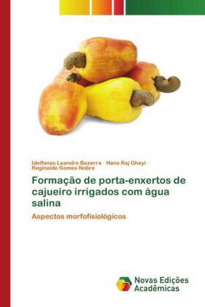 Formação de porta-enxertos de cajueiro irrigados com água salina