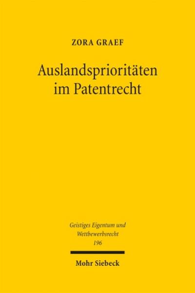 Auslandsprioritäten im Patentrecht