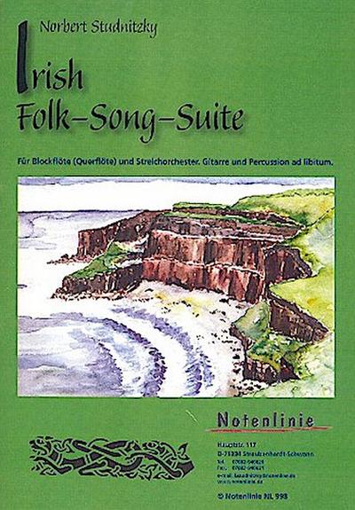 Irish Folk-Song-Suitefür Sopran (Flöte) und Streichorchester (Gitarre u. Percussion ad lib)