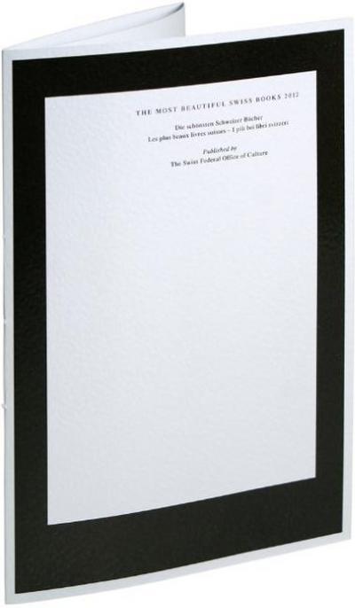 Die schönsten Schweizer Bücher 2012