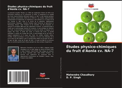 Études physico-chimiques du fruit d’Aonla cv. NA-7