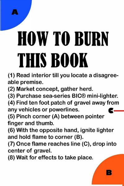 How To Burn This Book