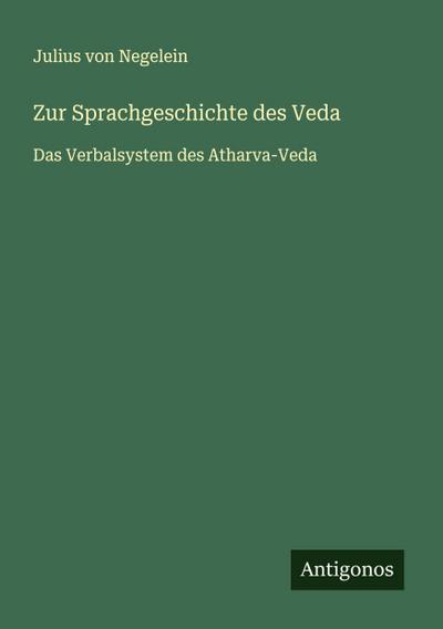 Zur Sprachgeschichte des Veda