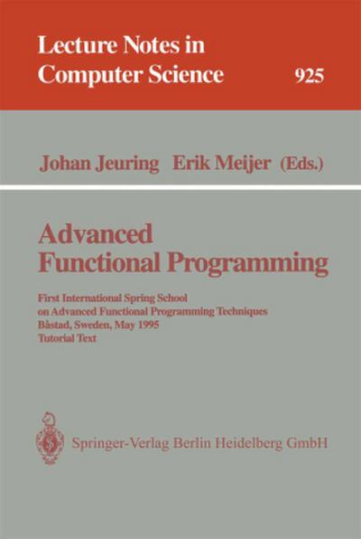Advanced Functional Programming