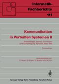 Kommunikation in Verteilten Systemen II