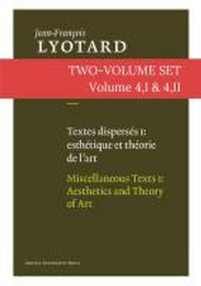 SET Textes dispersés I &Textes dispersés II / Miscellaneous Texts I & Miscellaneous Texts II
