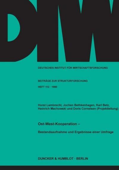 Ost-West-Kooperation.