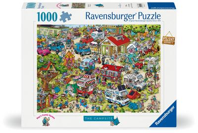 Erwachsenenpuzzle 1000 Teile - Ray Nicholson - Der Campingplatz