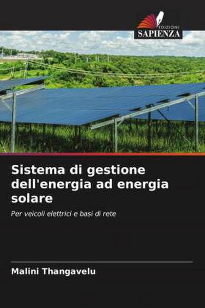 Sistema di gestione dell’energia ad energia solare