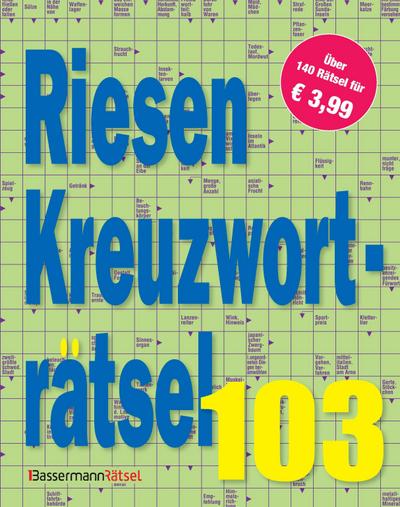 Riesen-Kreuzworträtsel 103