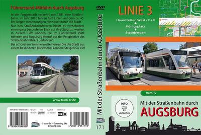 Mit der Straßenbahn durch Augsburg - Linie 3/DVD