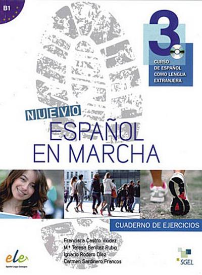 Nuevo Español en marcha 3. Arbeitsbuch mit Audio-CD