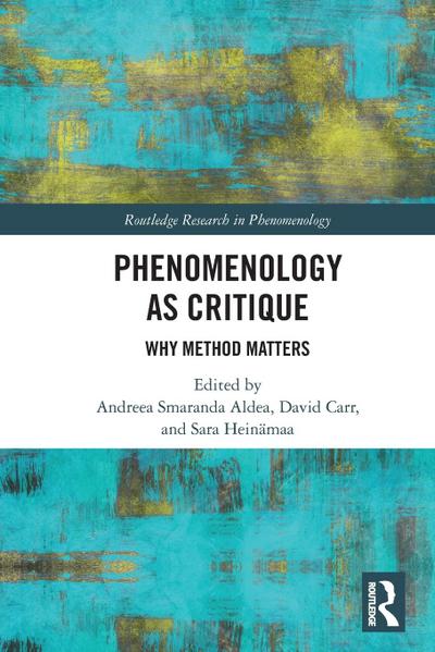 Phenomenology as Critique