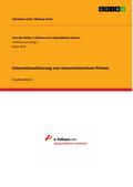 Internationalisierung von wissensintensiven Firmen