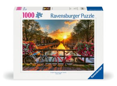 Ravensburger Puzzle 12000662 - Fahrräder in Amsterdam - 1000 Teile Puzzle für Erwachsene und Kinder ab 14 Jahren, Bestseller