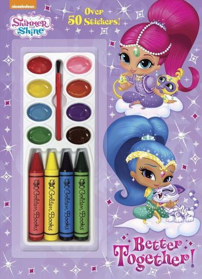 Better Together! (Shimmer and Shine) [With Four Chunky Crayons]