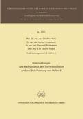 Untersuchungen zum Mechanismus der Thermooxidation und zur Stabilisierung von Nylon 6