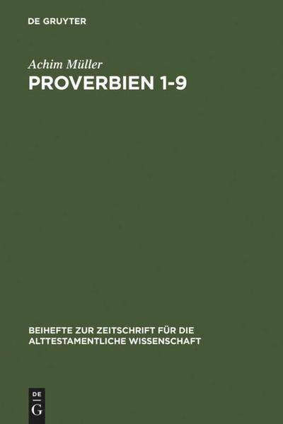 Proverbien 1-9