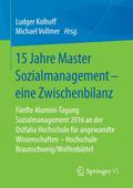 15 Jahre Master Sozialmanagement - eine Zwischenbilanz