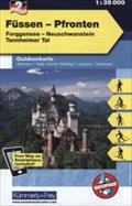 Outdoorkarte 02. Füssen - Pfronten 1 : 35.000: Neuschwanstein - Tannheimer Tal (Kümmerly+Frey Outdoorkarten Deutschland): Forggensee - Neuschwanstein ... Free Map on Smartphone included. Waterproof