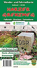 Der Harzer Grenzweg, Wander- und Fahrradkarte