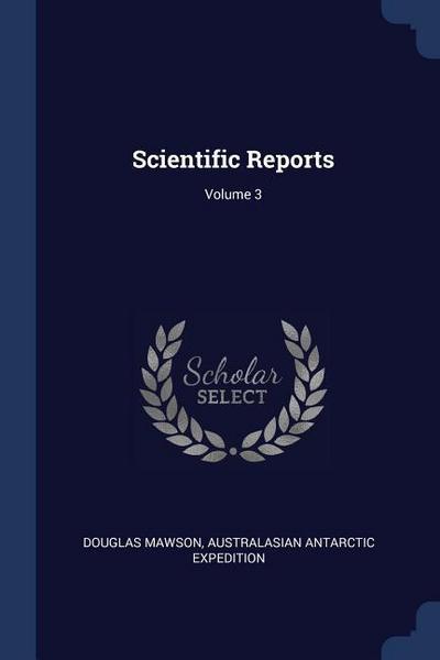 Scientific Reports; Volume 3