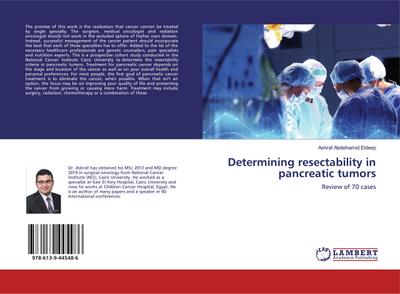 Determining resectability in pancreatic tumors