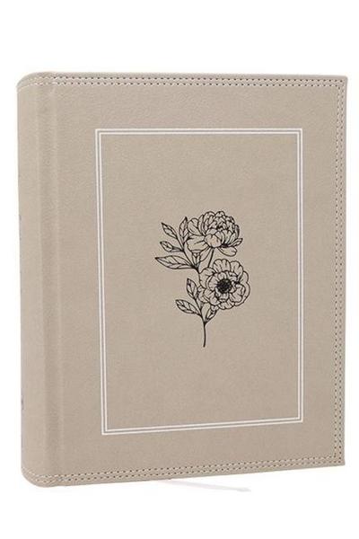 Nkjv, Journal the Word Bible: Reflect, Journal or Create Art Next to Your Favorite Verses (Stone Leathersoft Over Board, Red Letter, Comfort Print)