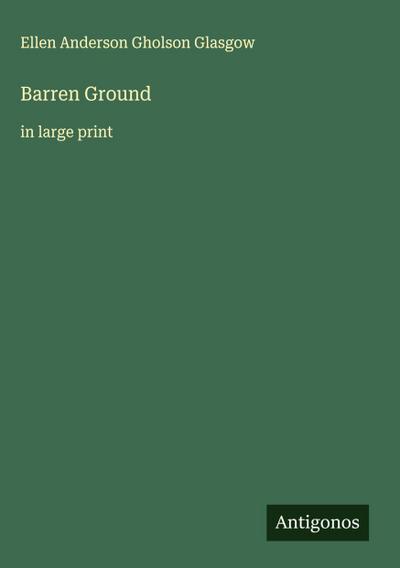 Barren Ground