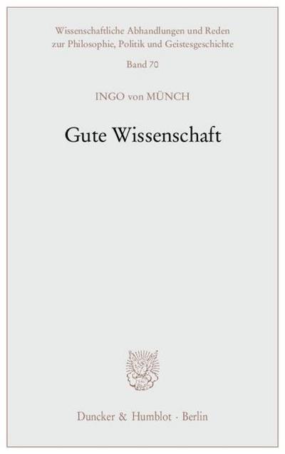 Gute Wissenschaft
