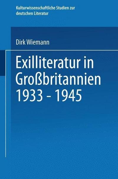 Exilliteratur in Großbritannien 1933 - 1945