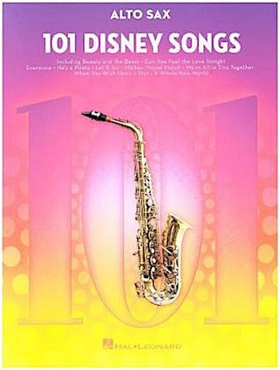 101 Disney Songs -For Alto Sax