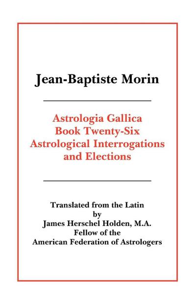 Astrologia Gallica Book 26
