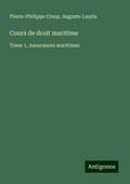 Cours de droit maritime