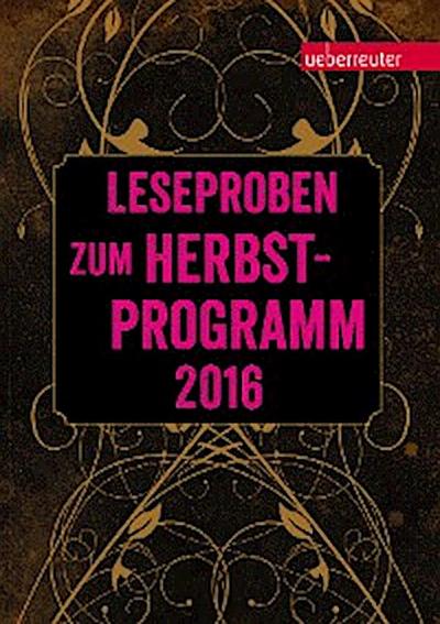 Ueberreuter Lesebuch Kinder- und Jugendbuch Herbst 2016