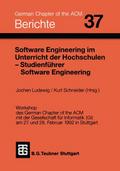Software Engineering im Unterricht der Hochschulen SEUH 92 und Studienführer Software Engineering