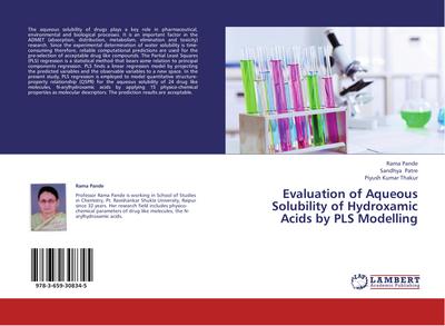 Evaluation of Aqueous Solubility of Hydroxamic Acids by PLS Modelling