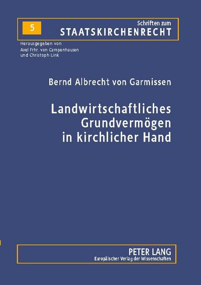 Landwirtschaftliches Grundvermögen in kirchlicher Hand