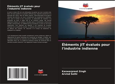 Éléments JIT évalués pour l’industrie indienne