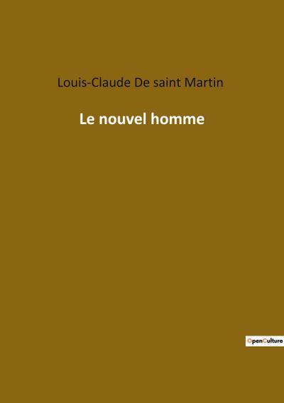 Le nouvel homme